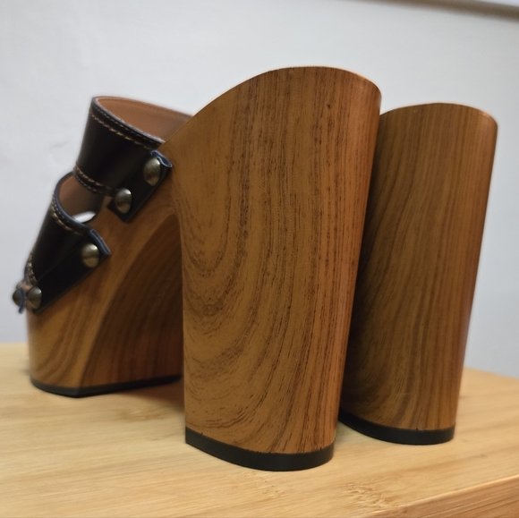 BCBGeneration Zadie Wedge Mule Black 9M - Picture 9 of 14